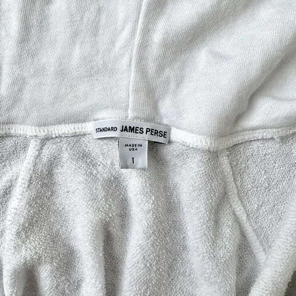 NEW James Perse Vintage French Terry Zip Up Hoodie - Picture 2 of 14
